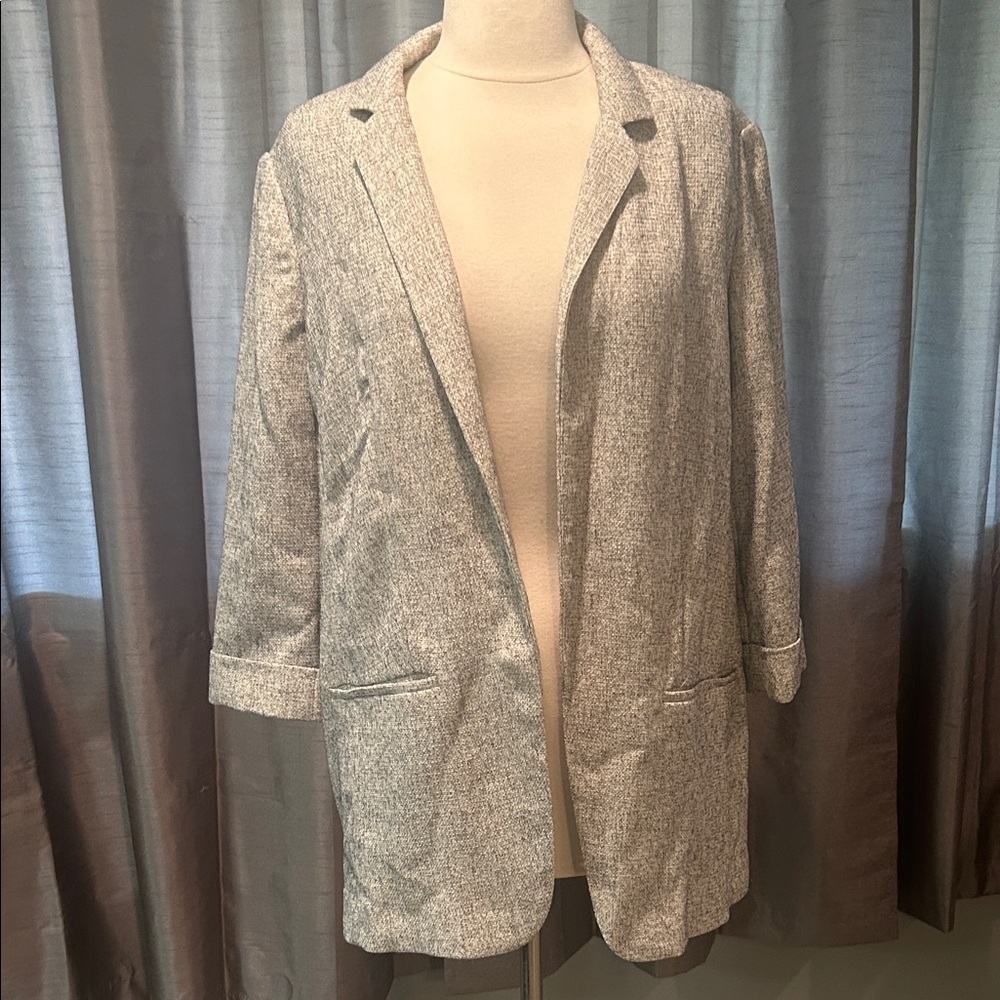 Express Women's Light Gray Blazer